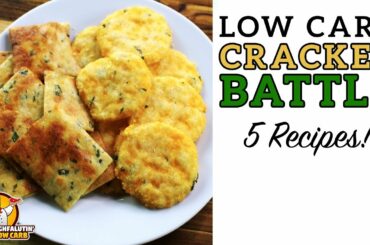 Low Carb CRACKER BATTLE - The BEST Keto Cracker Recipe!