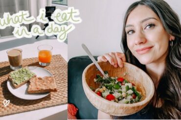 WHAT I EAT IN A DAY healthy & easy recipes | quarantine edition