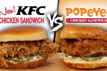 Is the New! KFC Chicken Sandwich BETTER than Popeyes?!