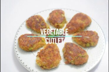 Vegetable Cutlet Recipe/How To Make Cutlets/Indian  Healthy Snack recipe.