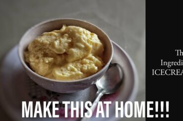 3 Ingredient Vanilla Ice Cream | Healthy Recipes | The Art Of Loving Food