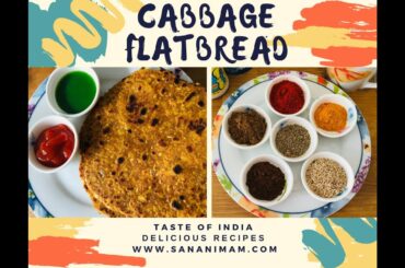 Gobi Parathe | Gobi Theple | Indisches Kohl Fladenbrot | Healthy Indian Snack Recipe