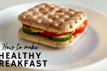 Quick and Easy Recipe - Healthy Breakfast Idea|Healthy Vegan Sandwich in Simple Steps