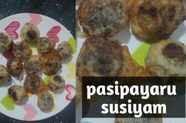 How to make greengram suzhiyam //pasipayaru susiyam//kids healthy recipes//sweet recipes