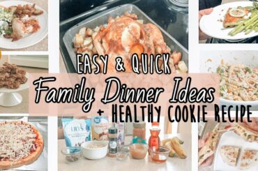 5 Family Dinner Ideas + Healthy Cookie Recipe | Cook #withme | What We Eat In A Week | Lauren George