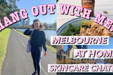 VLOG - Melbourne after isolation, skincare SPF chats & cooking healthy meals!