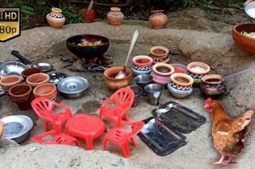 Tiny Chicken Salad Recipe - Quick and Healthy Miniature Cooking Recipe - Desi Mini Food