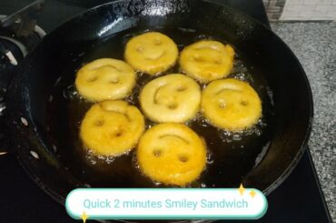 Quick Recipe | Smiley Sandwich | Kids Special (By GhumakkadChatto)