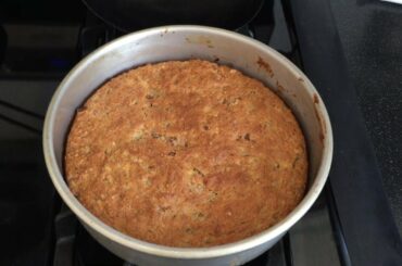 Eggless Banana Bread/Cake ] whole wheat & Oat ] Healthy Vegan