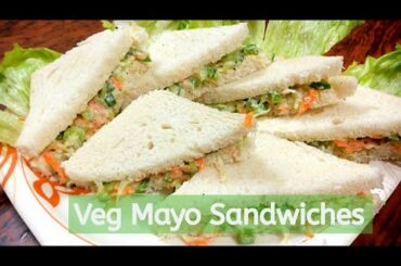 Vegetable Mayo Sandwich Recipe || 5 minutes Recipe By Cook with Aliza