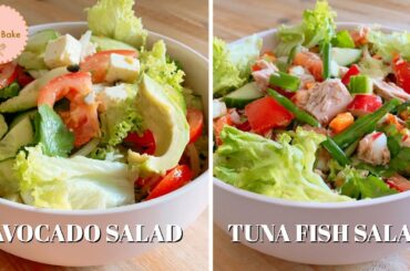 SALAD RECIPES - AVOCADO - TUNA FISH | SALAT REZEPTEN