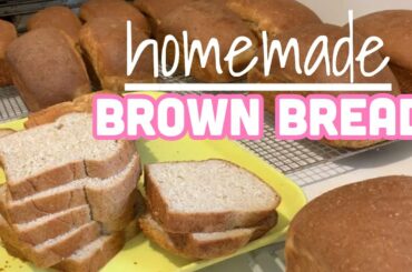 How to make a brown bread / homemade brown bread /step by step recipe