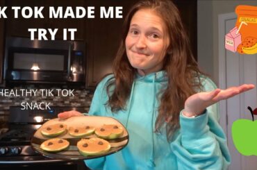 TRYING A HEALTHY TIK TOK RECIPE