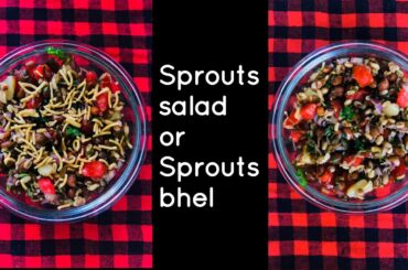 Sprouts Salad | Sprouts Bhel | Healthy Food | Spoon Of Yumm