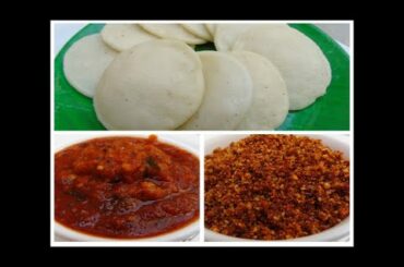 Chettinad Vellai Paniyaram Recipe in tamil/Kara Chutney Recipe/Garlic Podi Recipe/Milagai Chutney