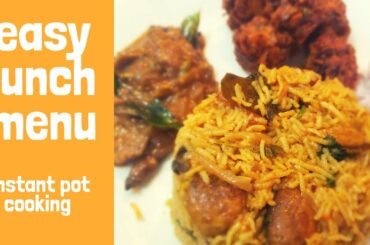Easy lunch ideas| quick and easy lunch ideas| indian veg meals|instant pot cooking|easy lunch indian