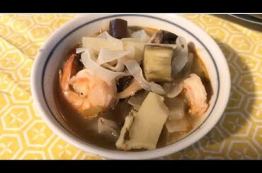 How to make QUICK & EASY THAI TOM YUM SOUP | thai recipe | healthy recipe | Guam Quarantine Cooking