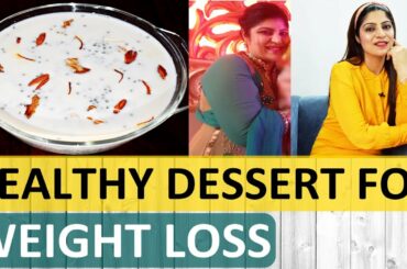 Healthy Dessert For Weight Loss | Basil Kheer Recipe