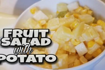 Fruit Salad Recipe || fruit salad with potatoes easy & healthy recipe #howto #easyrecipe #fruitsalad