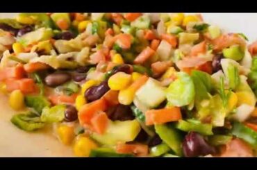 Mexican salad , Healthy salad Recipe,with Amina Muhammad