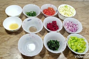 Vegetable salad/Healthy salad/Vegetarian Recipe
