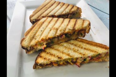 5 Ingredients Veggie Sandwich / Easy Snacking