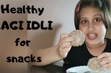 Kids snacks - RAGI IDLI l Evening snacks l Healthy and tasty snacks bacho k liy