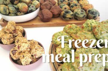 Freezer meal prep | Healthy snacks| Easy muffin recipes| Budget friendly snacks
