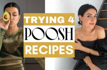 I TRIED MAKING 4 KOURTNEY KARDASHIAN POOSH RECIPES/ HEALTHY RECIPES