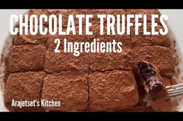 CHOCOLATE TRUFFLES | EASY RECIPE | CONDENSED MILK | Susu Kental Manis Coklat