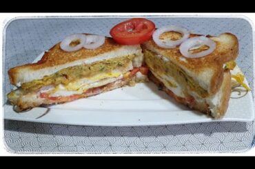 Sandwich Recipe | Chicken Kabab Sandwich | Easy Recipe | Lunch Box | Home Made Style| Sana's Cooking