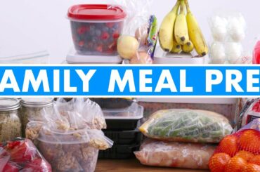 Healthy Family Meal Prep for the Week! - Mind Over Munch