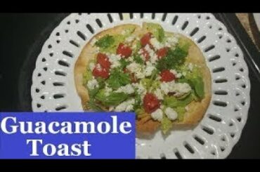 Skinny Guacamole Toast Recipe By Risa - Healthy Breakfast Ideas