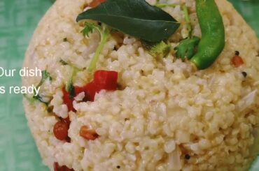 Broken wheat upma | easy and healthy recipe