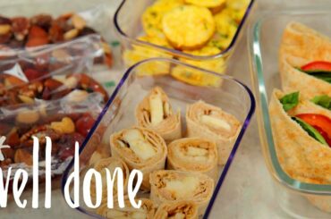 How To Make 4 Easy Travel Snacks That Are Ready To Hit The Road | Recipe | Well Done