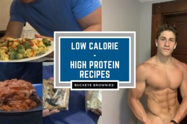 LOW CALORIE, HIGH PROTEIN Recipes || Buckeye Brownies Review