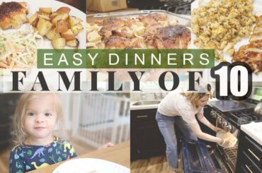 BIG FAMILY MEAL IDEAS! \ Cook With Us For Our Large Family of 10!