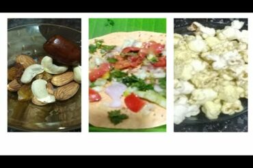 3 Easy+Healthy Snack ideas//Quick snack recipes//Lovely Das