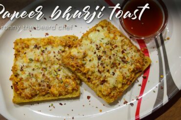 PANEER BHURJI TOAST  |  HEALTHY PROTEIN RECIPE