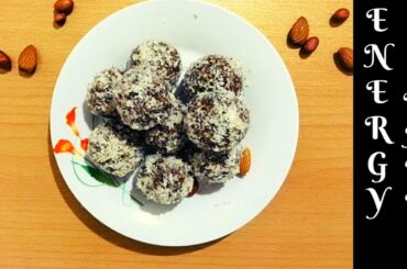 Dates and Nuts Energy Balls/Easy Desert Recipe/Healthy Snack for Kids