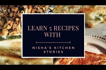 Learn 5 Homemade Sandwich Recipes | Quick 5 Sandwich Recipes