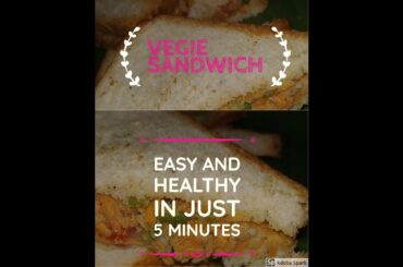 5 MINUTES HEALTHY SANDWICH || LOCKDOWN SNACK ||EASY AND HOME MADE || DIY||