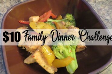 Chicken and Peppers Stir Fry | $10 Family Dinner Challenge