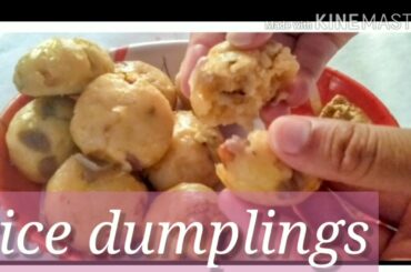 Healthy and tasty breakfast idea|rice dumplings|