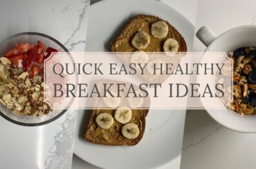5 QUICK & EASY HEALTHY BREAKFAST IDEAS FOR WEIGHT LOSS + TIPS | VANESSA MUNOZ
