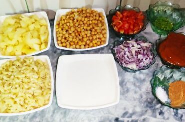 Macaroni Chana chaat | Easy & healthy lunch snack by Signature Cooking