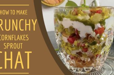 CRUNCHY CORNFLAKES SPROUT CHAT - Healthy Salad inspired by Ranveer Brar | Delicious Easy Recipes