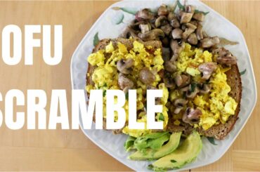 VEGAN TOFU SCRAMBLE RECIPE | Vegan scrambled eggs alternative - easy, healthy and high in protein!