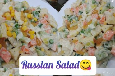 #Super Hit Russian Salad Recipe.... Best Healthy&Tasty Salad