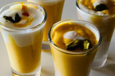 Mango Lassi Recipe | Mango Yogurt Smoothie  | Healthy Recipe | Probiotic